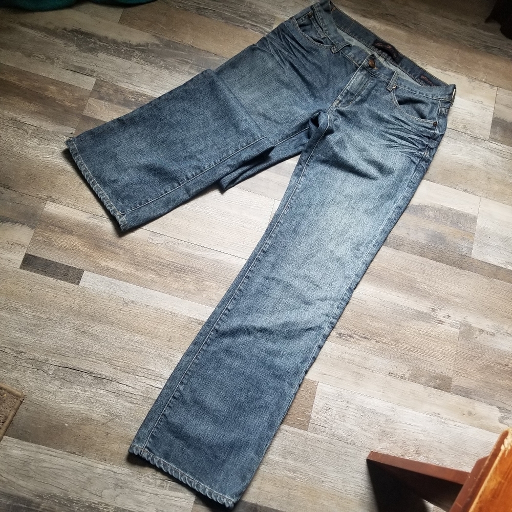 Seven 7 Bootcut Jeans Womens 14 Dark Wash Stretch 31 x 34